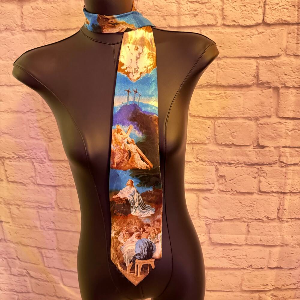STEVE HARRIS Christian Religious Tie - multicolored